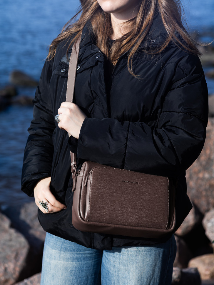 Сумка женская David Jones 7429-1 bitter chocolate Сумка женская David Jones 7429-1 bitter chocolate