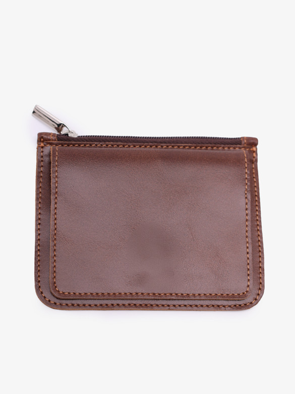 Картхолдер-монетница П-801-1926 светло-коричневый