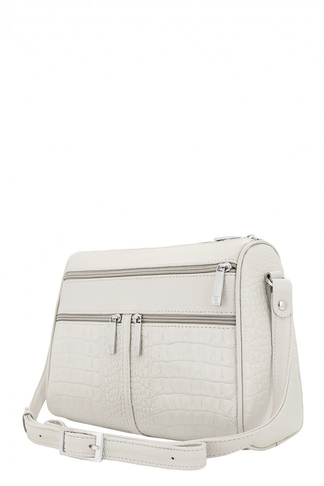 Сумка Protege Ц-312.15 бежевый рептилия №12+флотер Сумка Protege Ц-312.15 бежевый рептилия №12+флотер