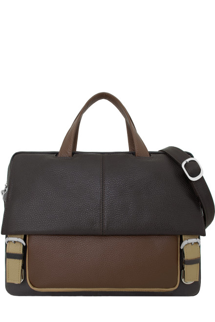 Портфель Protege, Ц-206.1 темно-коричневый/мокко/бисквит Портфель Protege, Ц-206.1 темно-коричневый/мокко/бисквит