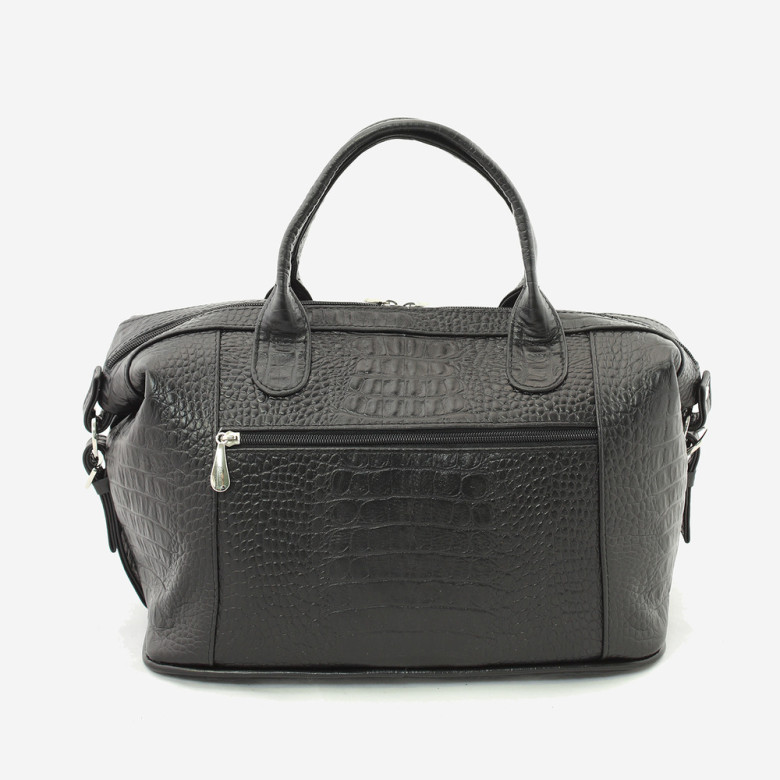 Сумка-саквояж Protege, ДС-195-156 Техно чёрно-синяя рептилия