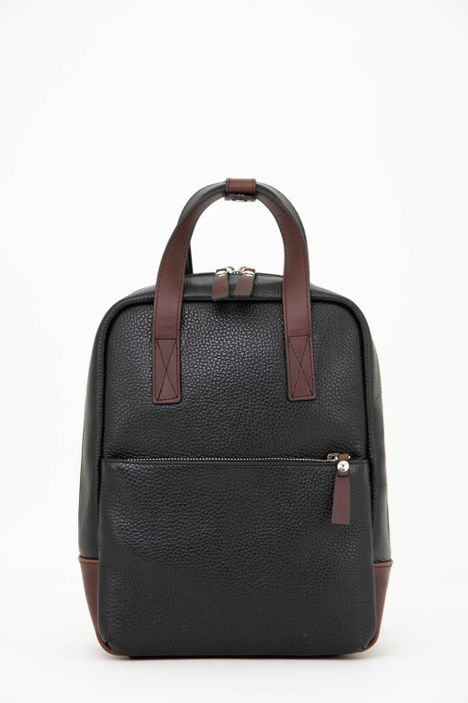 Рюкзак Protege Ц-564/2.64 черный флотер/коричневый пулл