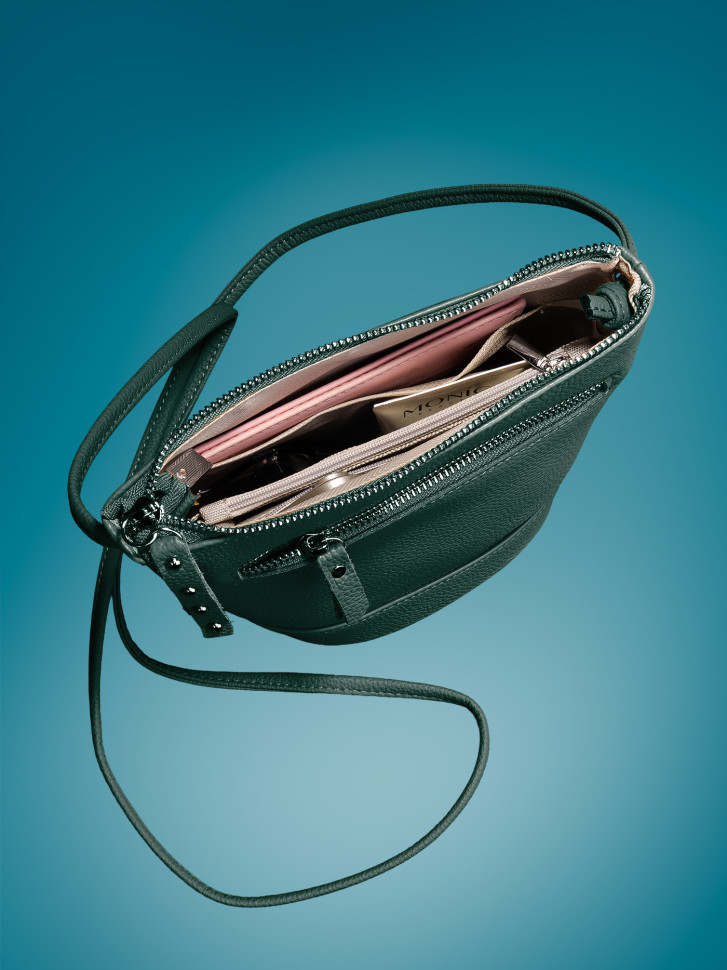 Сумка женская Baggins 5503 тёмно-зелёная Сумка женская Baggins 5503 тёмно-зелёная