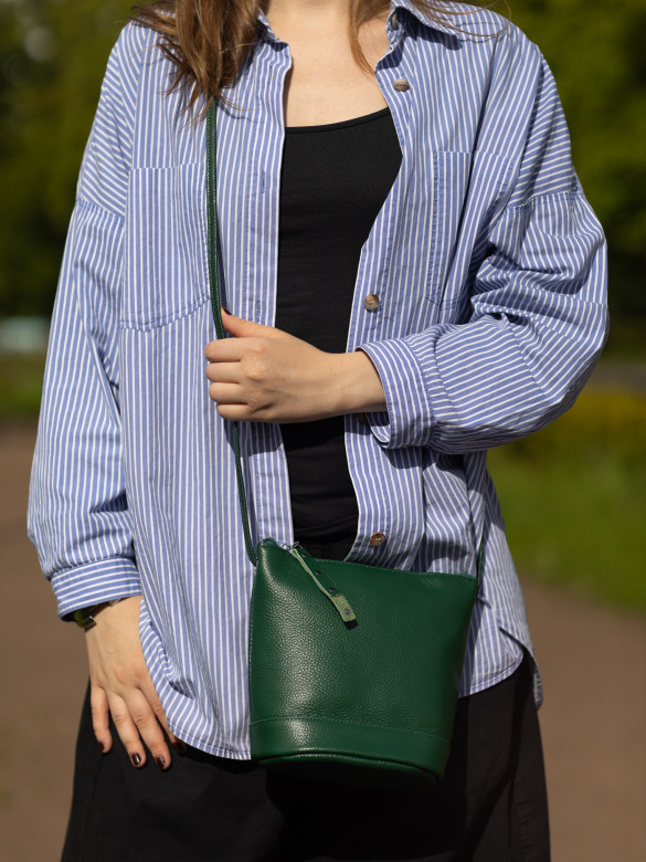 Сумка женская Baggins 5503 тёмно-зелёная