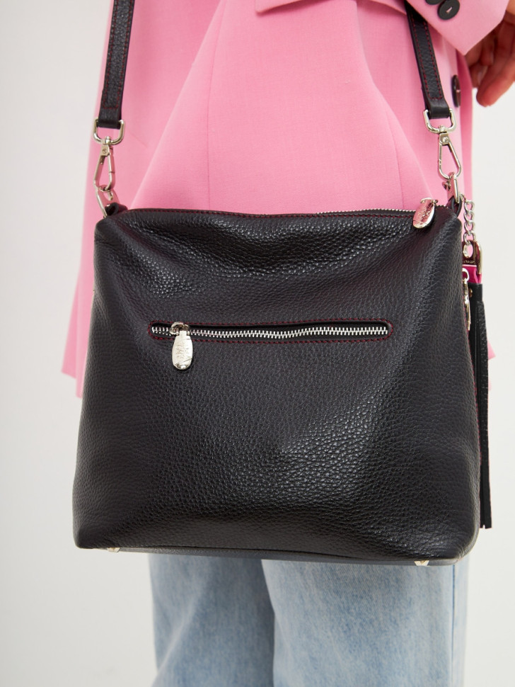 Сумка Curanni 2433 сан сет чёрная Сумка Curanni 2433 сан сет чёрная