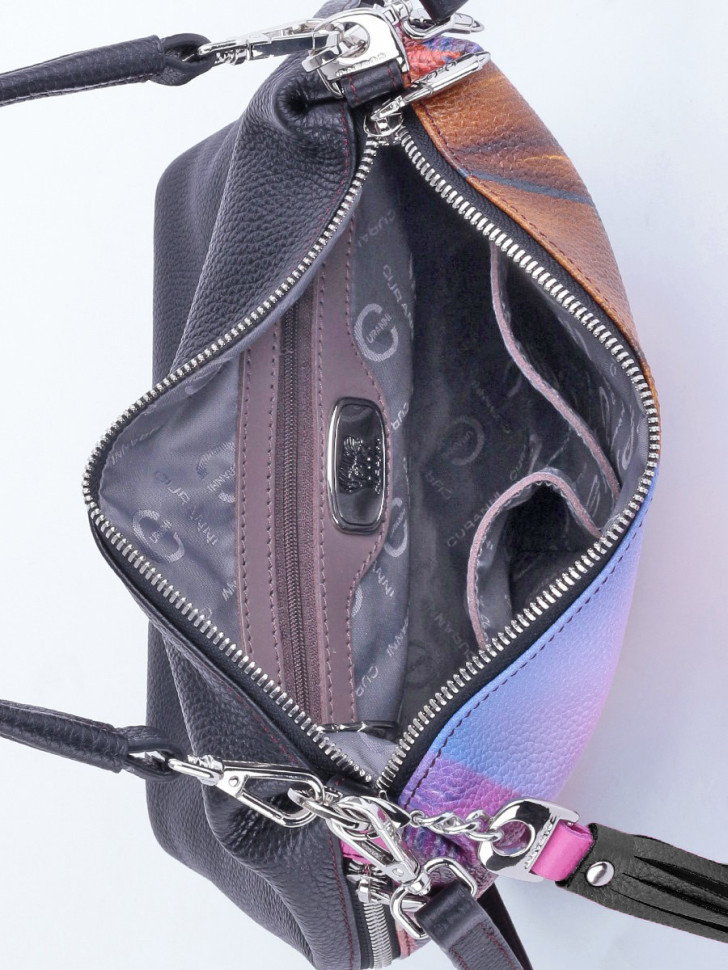 Сумка Curanni 2433 сан сет чёрная Сумка Curanni 2433 сан сет чёрная