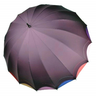Зонт-трость Три Слона 1100 полуавтомат фиолетовый