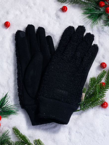 Перчатки женские Baggins черные