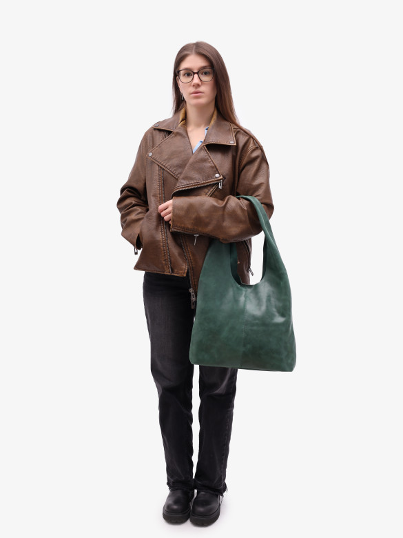 Сумка ALEXX 0127 темно зеленая