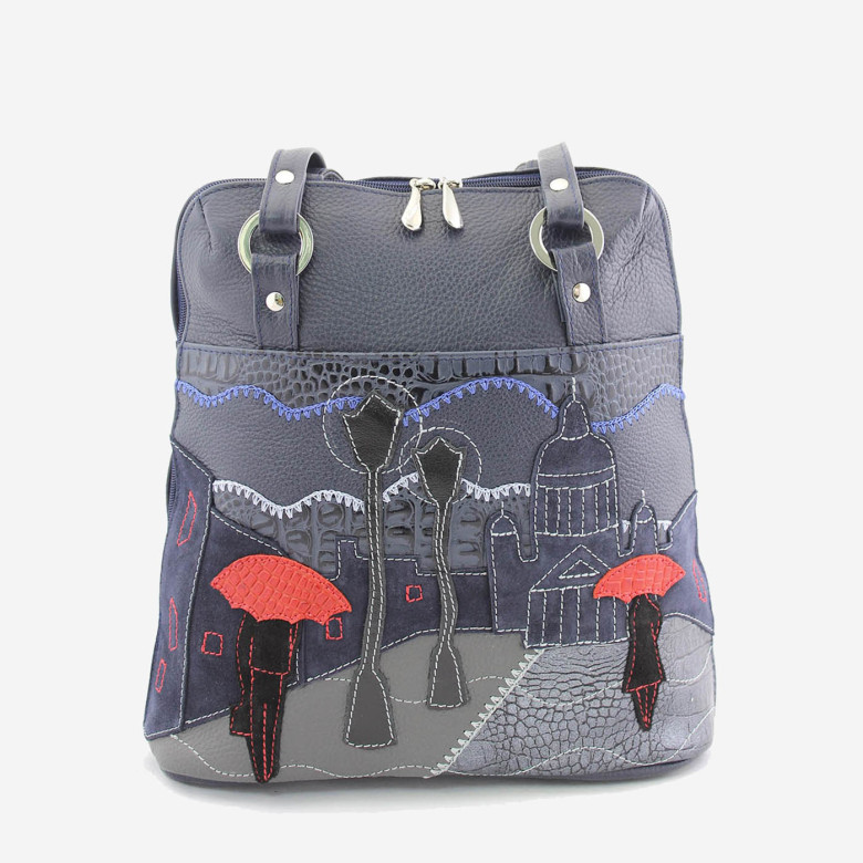 Сумка-трансформер Protege, ДС-226-73 Город № 10 синяя