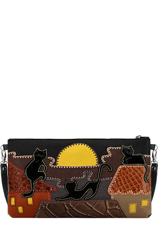 Сумка женская Protege, ДС-251-131, "Март-ночь"чёрная