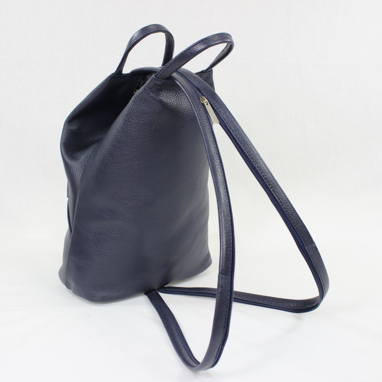 Сумка-рюкзак женская Модерато 58 синяя флотер