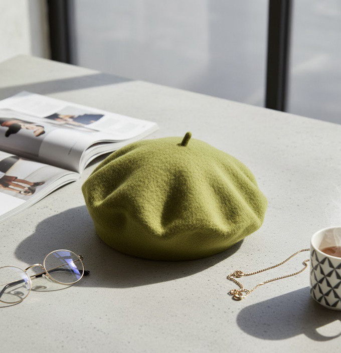 Берет женский Stigler, олива Берет женский Stigler, олива