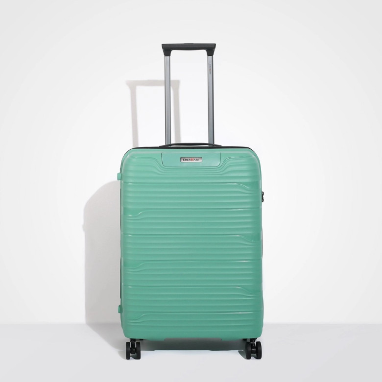 Чемодан Eberhart Wave 46W-022 полипропилен 4 колеса зелёный