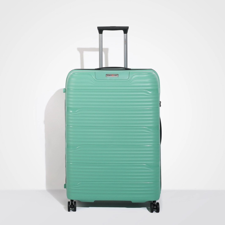 Чемодан Eberhart Wave 46W-022 полипропилен 4 колеса зелёный