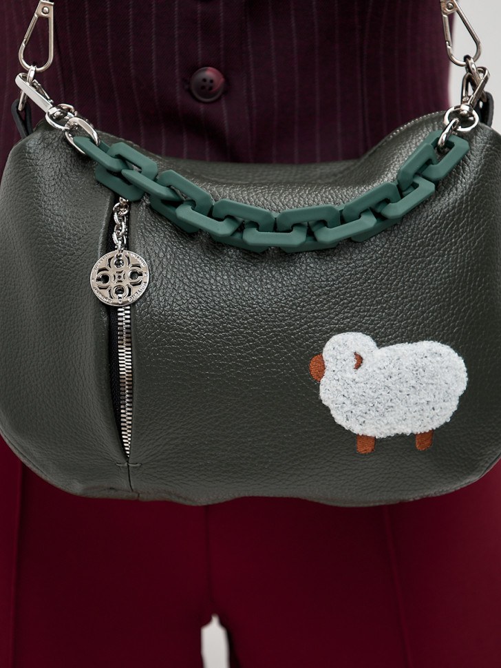 Сумка Curanni 2479 агнелло верде Сумка Curanni 2479 агнелло верде