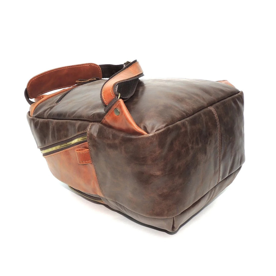 Рюкзак женский Natalia Kalinovskaya Р-43.602-1 «Леона» коричневый/рыжий гладкий Рюкзак женский Natalia Kalinovskaya Р-43.602-1 «Леона» коричневый/рыжий гладкий