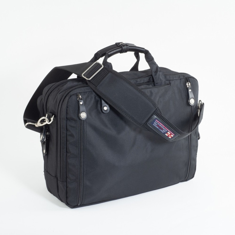 Сумка-рюкзак трансформер из текстиля Numanni 356 чёрная