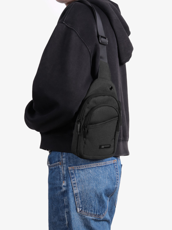 Рюкзак на одно плечо Baggins 3737 черный Рюкзак на одно плечо Baggins 3737 черный