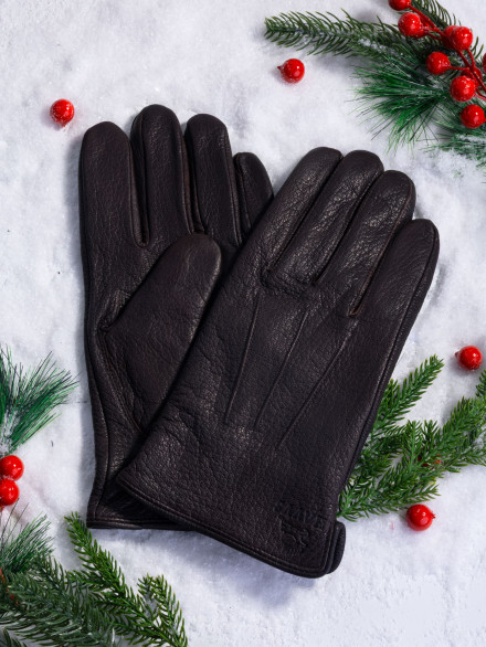 Перчатки мужские HAVVS 0123 коричневые