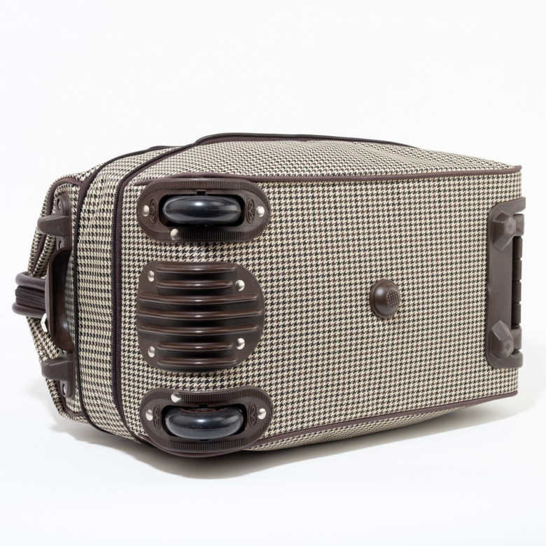 Дорожная сумка-саквояж TsV 514.2 гусиная лапка с колёсами