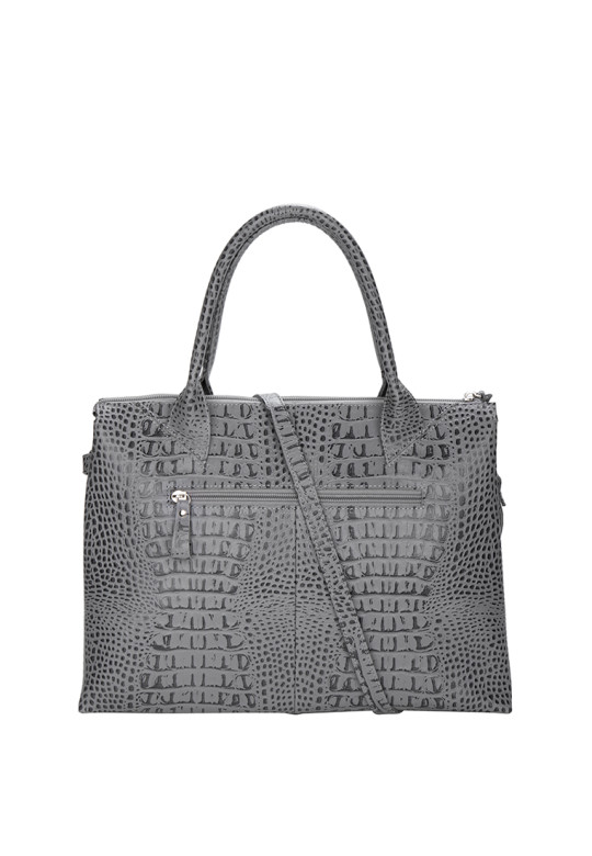 Сумка женская САБРИНА GREY 78696 серая кайман
