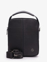 Мужская сумка через плечо Hight Touch 1664-6 чёрная Мужская сумка через плечо Hight Touch 1664-6 чёрная