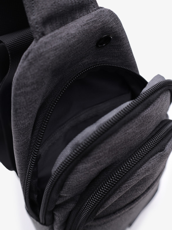 Рюкзак на одно плечо Baggins 3737 серый Рюкзак на одно плечо Baggins 3737 серый