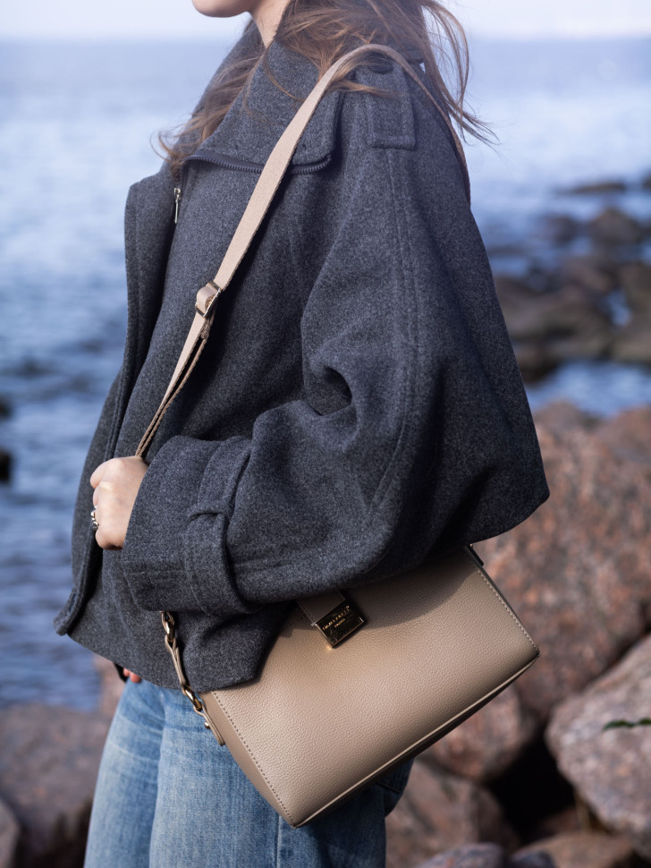 Сумка женская David Jones 7437-1 warm taupe Сумка женская David Jones 7437-1 warm taupe