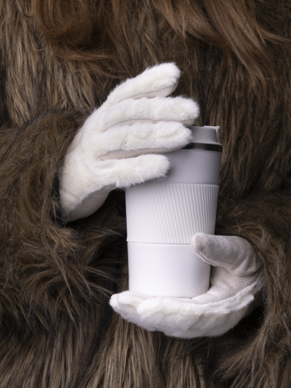 Перчатки женские Юйлин 7728 кремовые