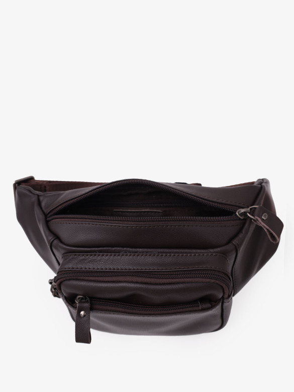 Сумка на пояс Baggins Б 0168 коричневая Сумка на пояс Baggins Б 0168 коричневая