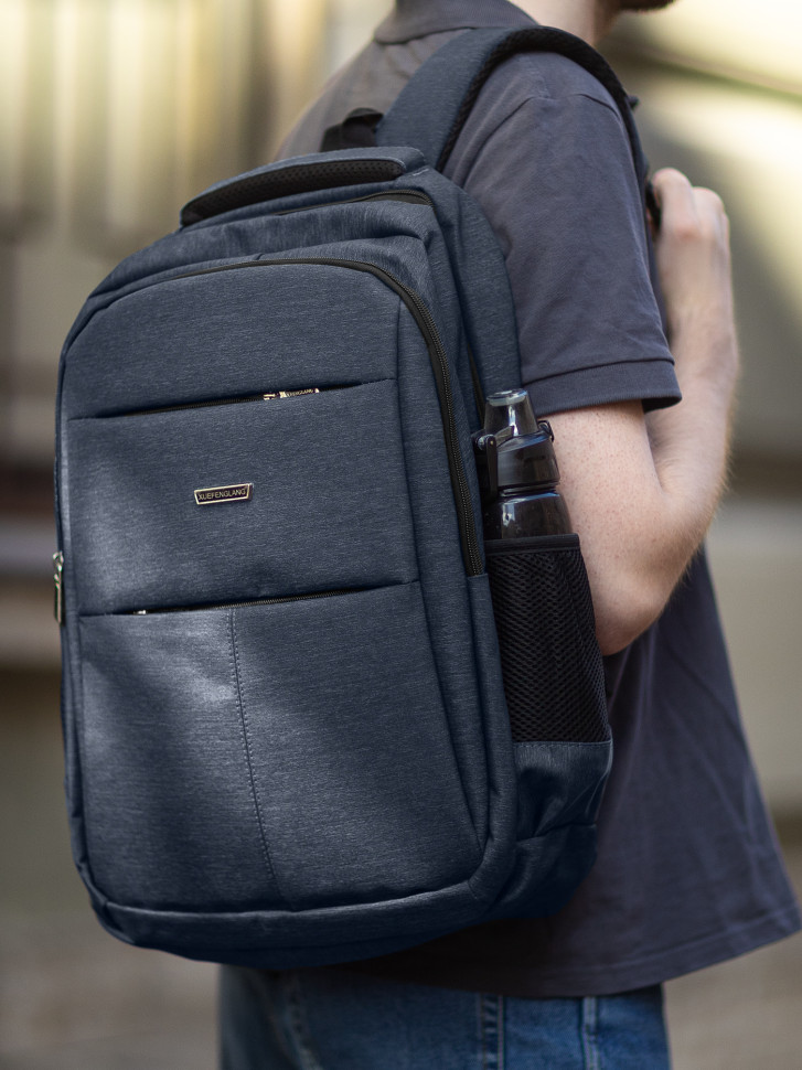 Рюкзак городской с нагрудным ремнём 2268 серый