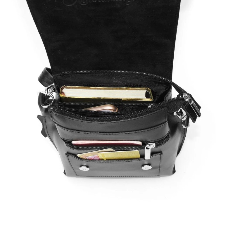 Сумка женская Natalia Kalinovskaya С86п.711 «Бритт» чёрная