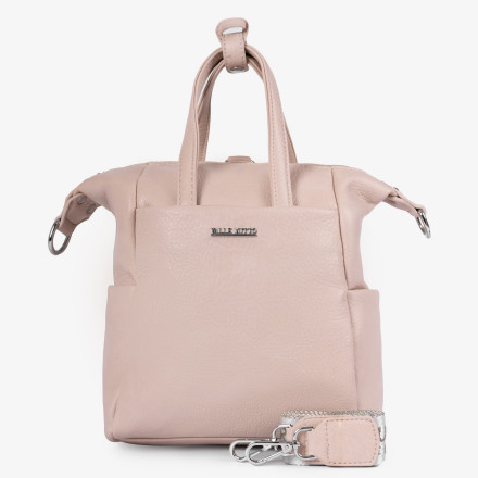 Сумка-рюкзак Valle Mitto, 91666 бежевая Сумка-рюкзак Valle Mitto, 91666 бежевая