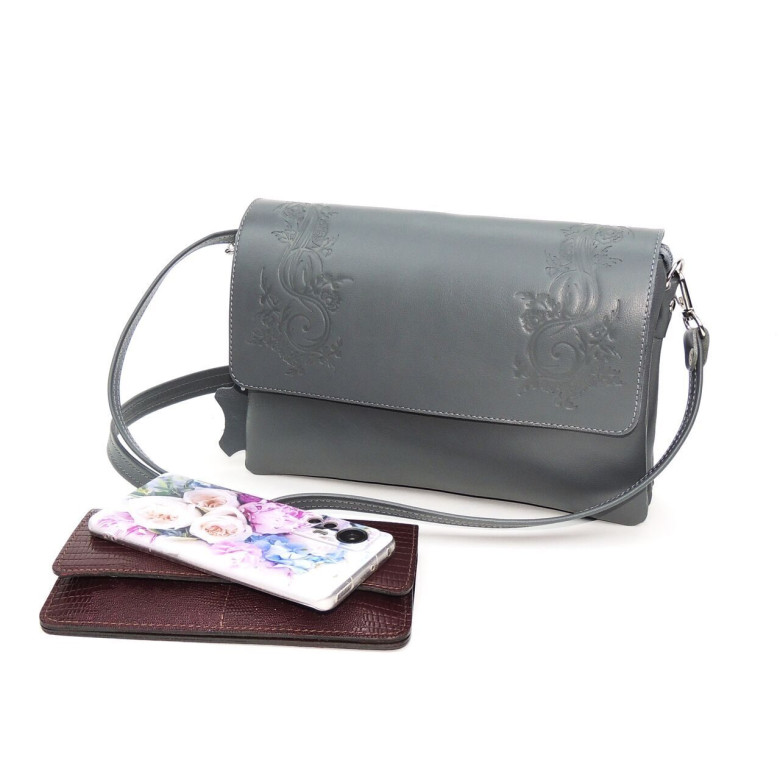 Женская сумка Natalia Kalinovskaya, «Агния» серая