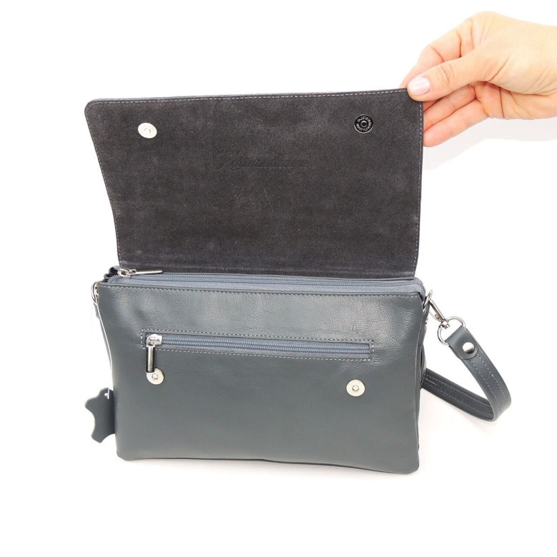 Женская сумка Natalia Kalinovskaya, «Агния» серая