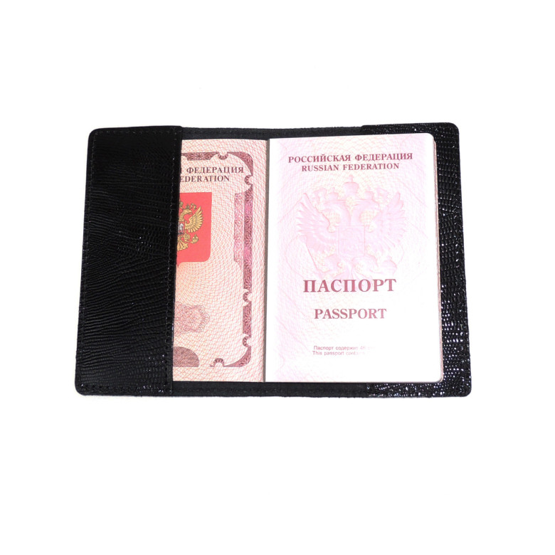 Обложка для паспорта кожаная Рептилия