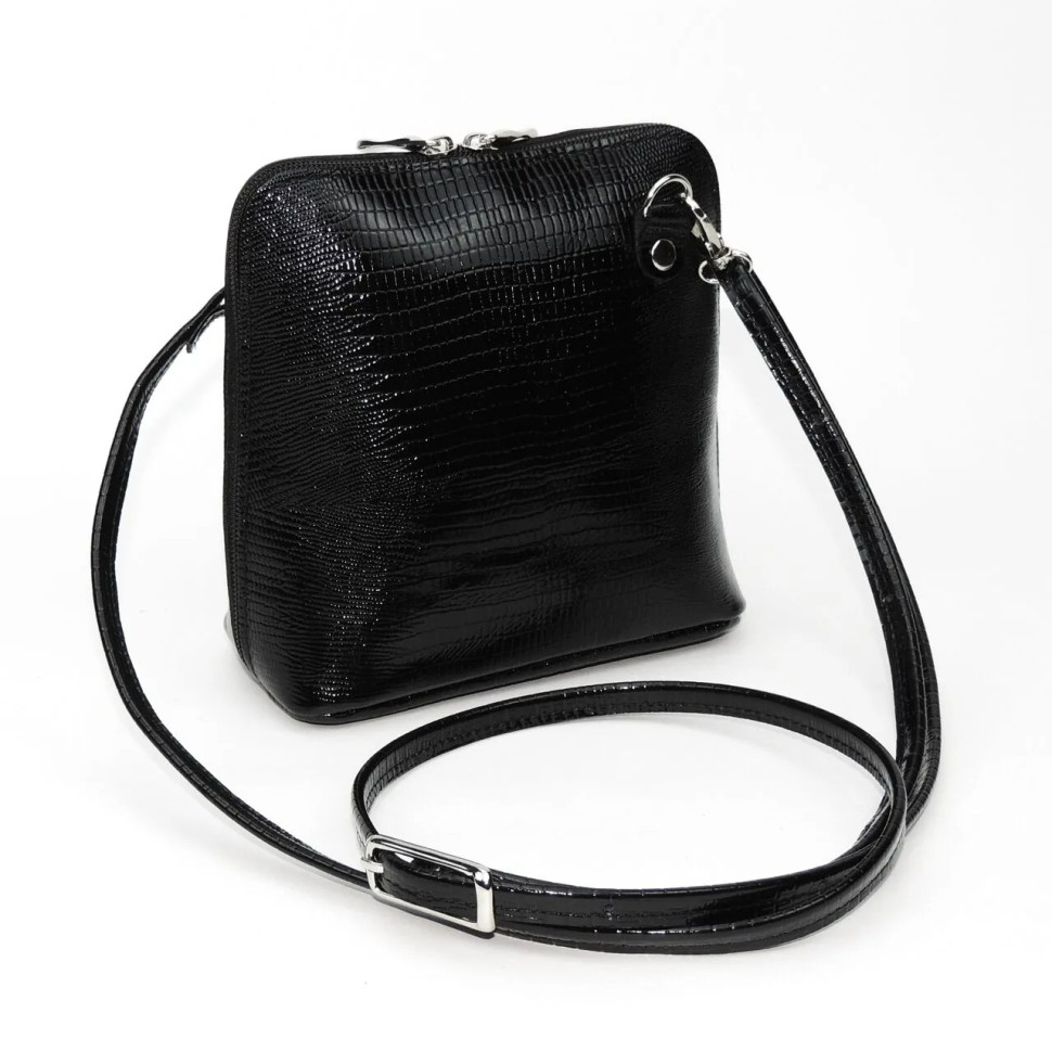 Сумка женская Natalia Kalinovskaya С 83р.911 «Бенте» чёрная рептилия