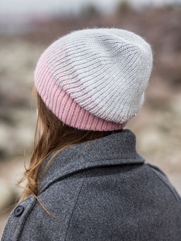 Шапка женская 12571 MARHATTER серо-розовый (56-58) Шапка женская 12571 MARHATTER серо-розовый (56-58)