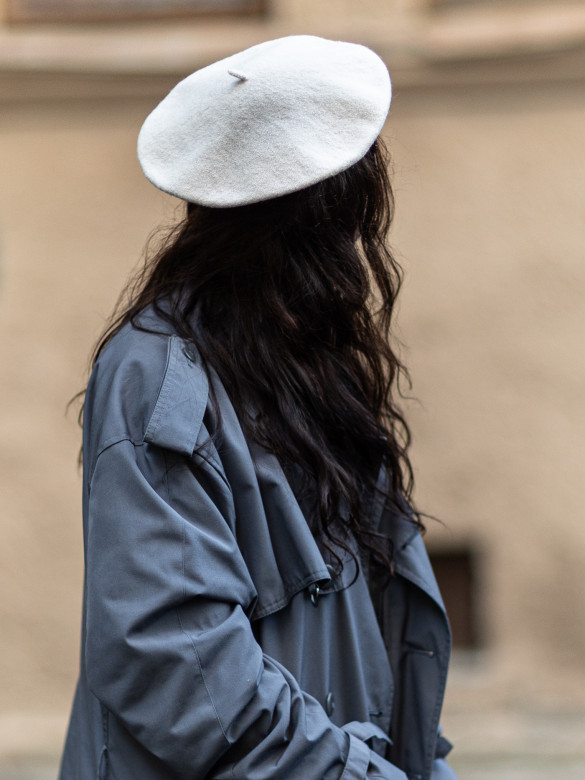 Берет женский Stigler, жемчужн.