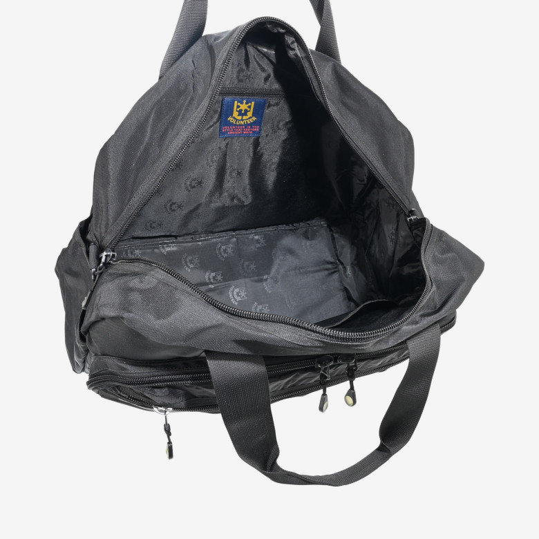 Дорожная сумка из текстиля Volunteer 1676-14 чёрный