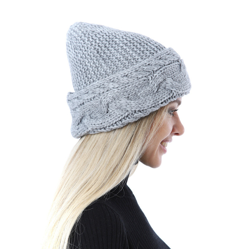 Шапка женская Flioraj 105FJ светло-серая