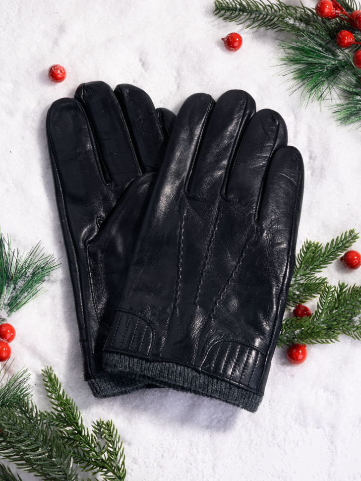 Перчатки мужские Fascino 200602 черные Перчатки мужские Fascino 200602 черные