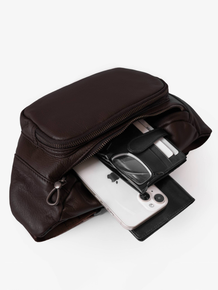 Сумка на пояс Baggins, Б 310 коричневая