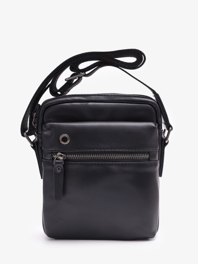 Сумка мужская Baggins 8718 чёрная Сумка мужская Baggins 8718 чёрная