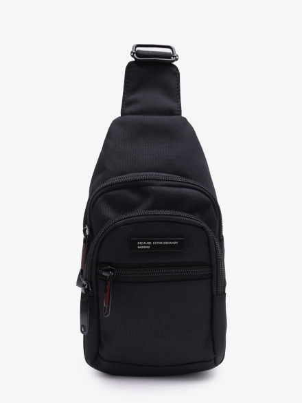 Рюкзак на одно плечо Baggins 6924 чёрный