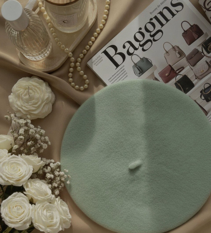 Берет женский Stigler, зел.яблоко