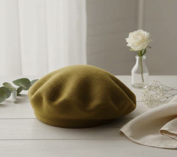 Берет женский Stigler, зел.янтарь