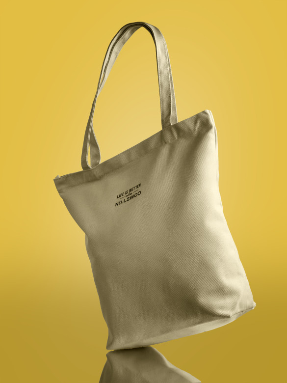 Сумка-шопер Б 6003 бежевая