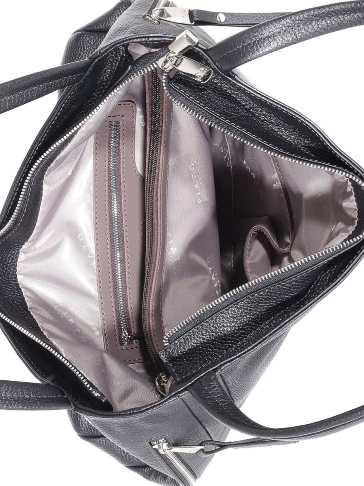 Сумка FIATO 2602 вителло черная